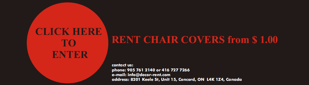 Rent Chair Covers Toronto Chair Cover Rentals In Toronto Chair